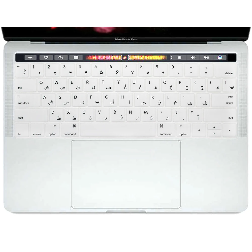 HRH арабский силиконовый чехол для клавиатуры Mac Pro 13 &quotA1706 A2159Pro 15&quot A1707 2019/2018/2017