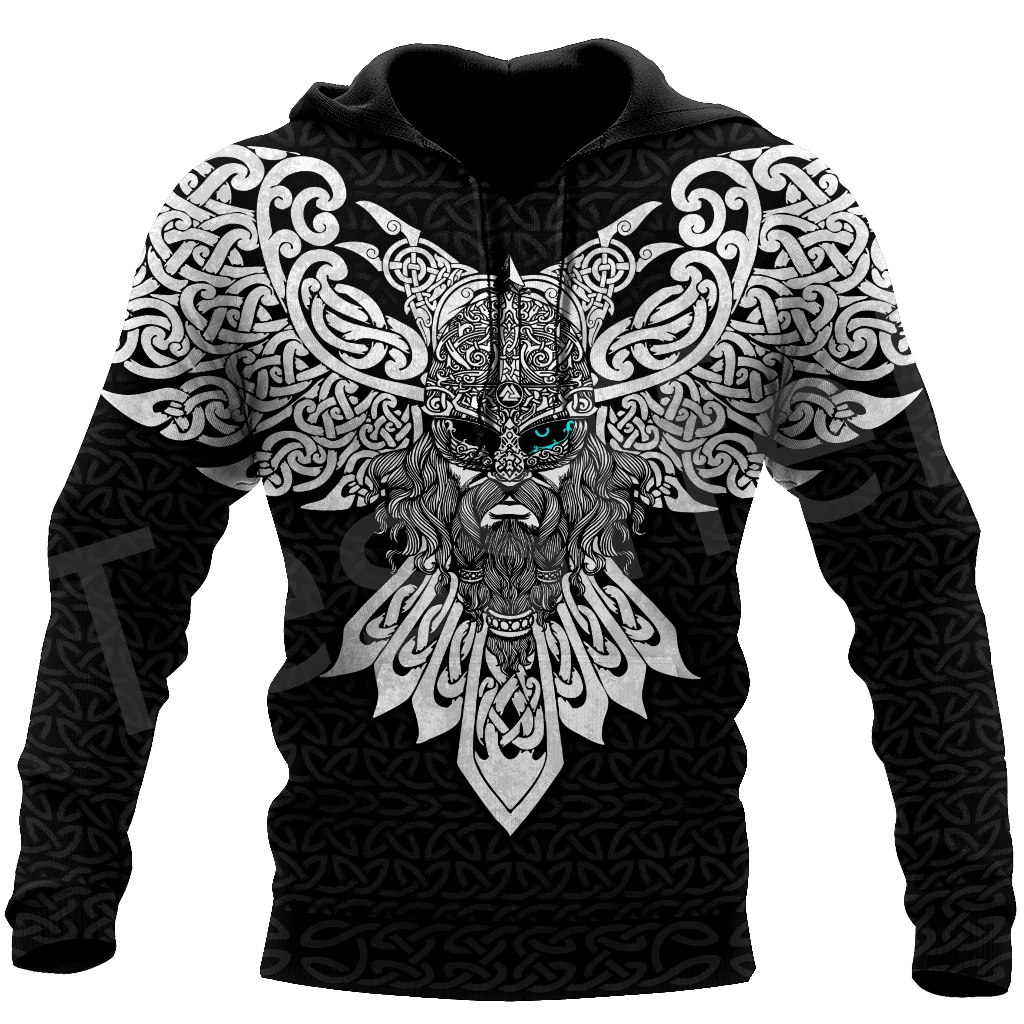 

Tessffel Vikings God Viking Warrior Odin Tattoo Harajuku NewFashion Tracksuit 3DPrint Streetwear Pullover Hoodies Men/Women C-24