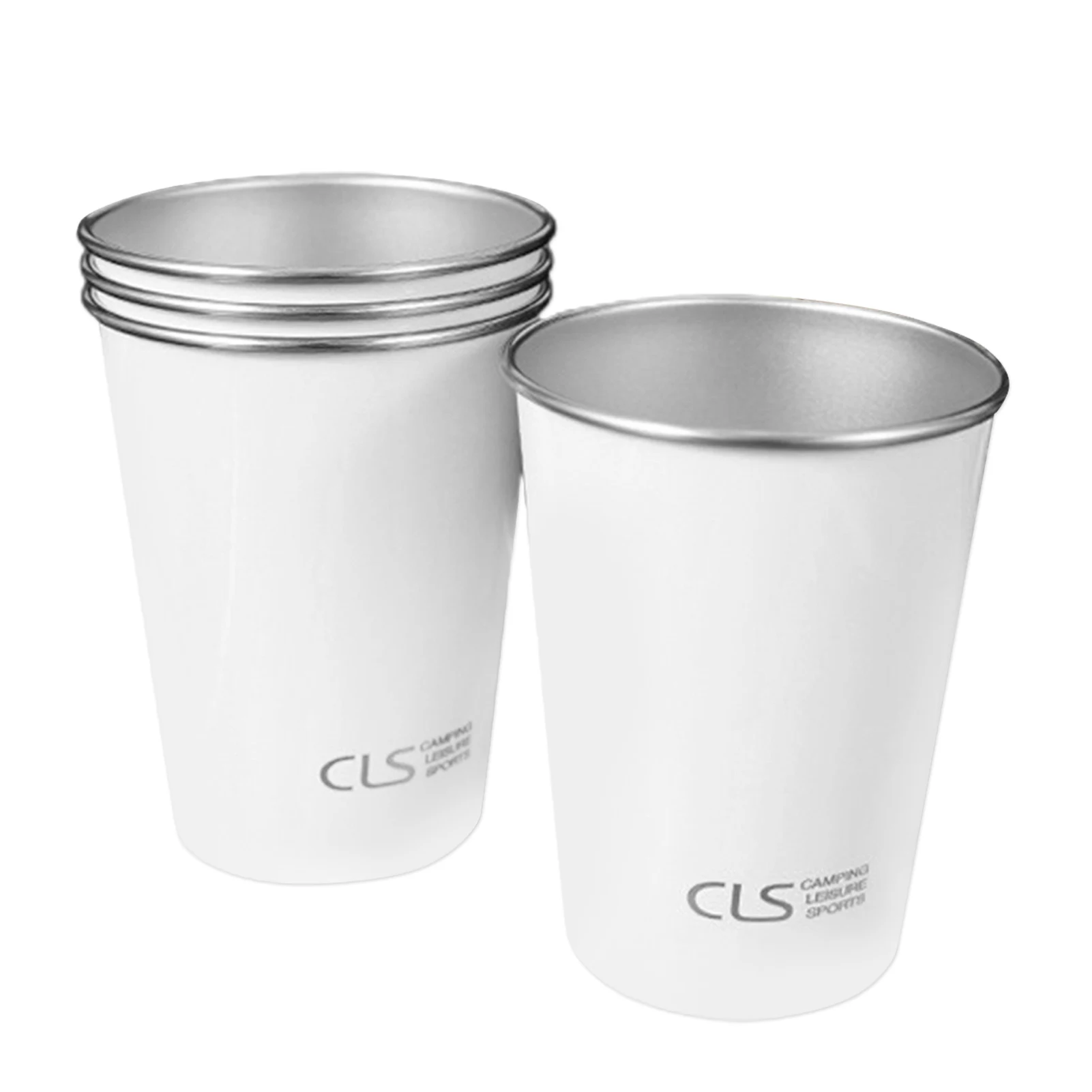 4 шт. портативная кофейная чашка из нержавеющей стали 350 мл |