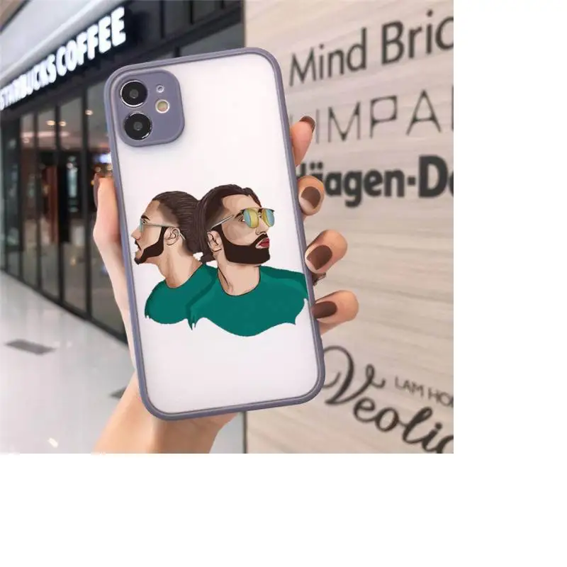 

PNL Rapper art design pattern luxury design Phone Case matte transparent For iphone 7 8 11 12 plus mini x xs xr pro max cover