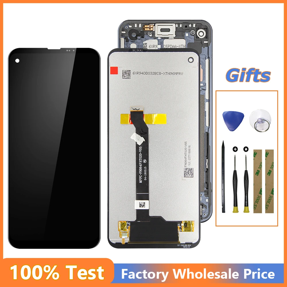 

6.4"inch LCD Display For LG Q70 Q620 LM-Q620VAB LM-Q620WA LCD Display Touch Screen Digitizer Assembly Black With Frame + Tools