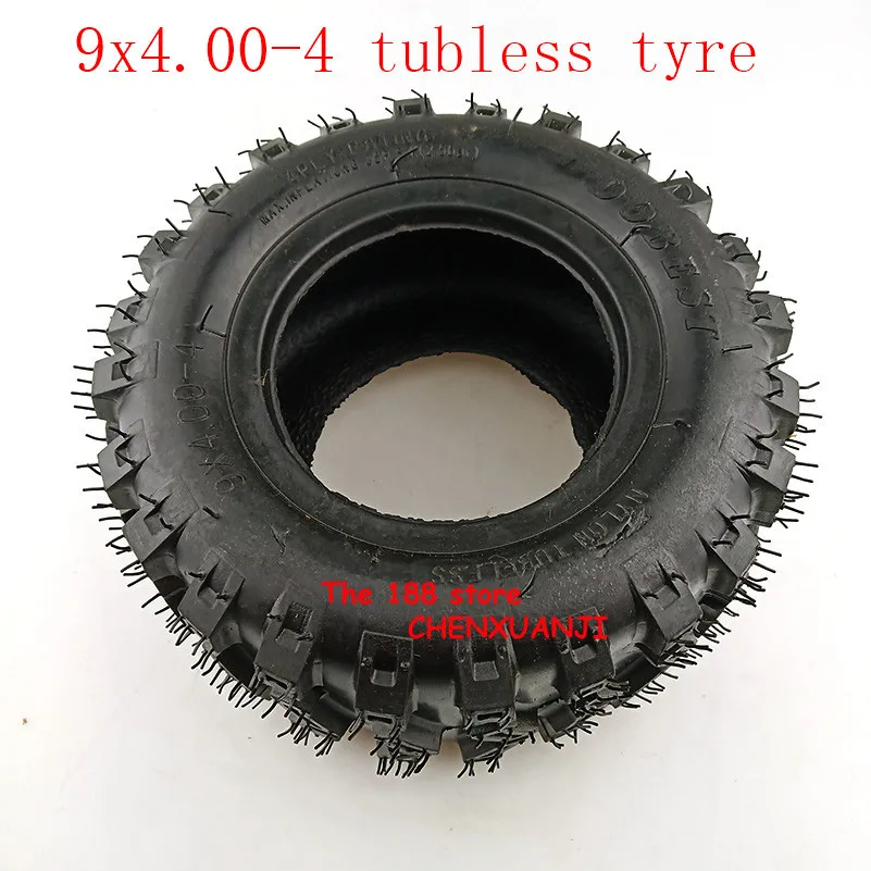 Бескамерная шина для мотоцикла 9X4.00-4 бескамерная газонокосилка гольфа
