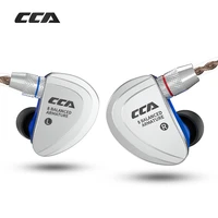 cca c16 8ba drive units hifi monitoring earphones headset with detachable detach 2 pin cable in ear earphone 8 balanced armature