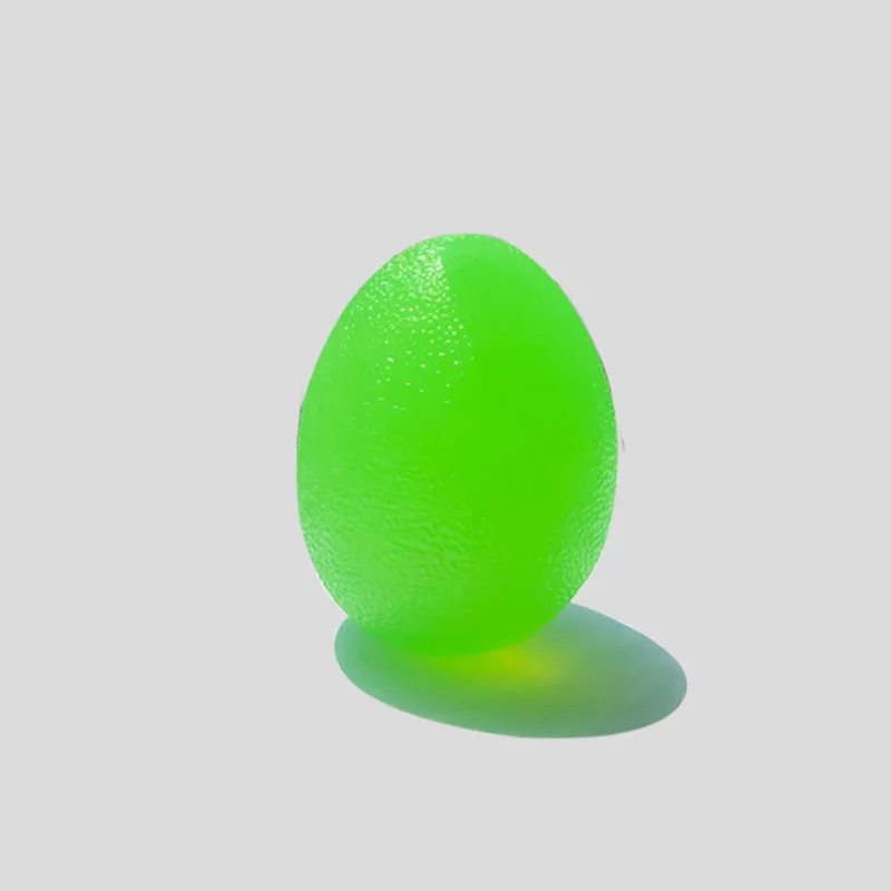 green-egg TPR мячик желатиновые шарики фитнес ручной массажный захват наручный палец Trainer тренажер для снятия стресса силовой шар - Цвет: green-egg
