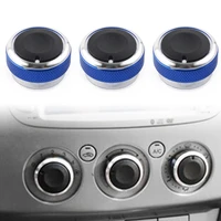 3pcs blue car air conditioner switch knob button cover for ford focus mk2 mk3 2004 08 mondeo 2007 2014 c max s max 06 2015