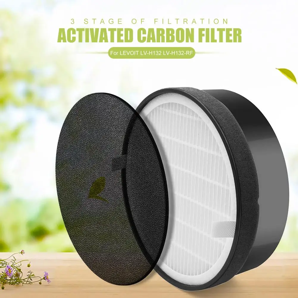 

Воздухоочистители фильтр однократного применения для LEVOIT LV-H132 LV-H132-RF активированный Carb фильтры удаляет неприятные запахи и захватывает 99.7% ...