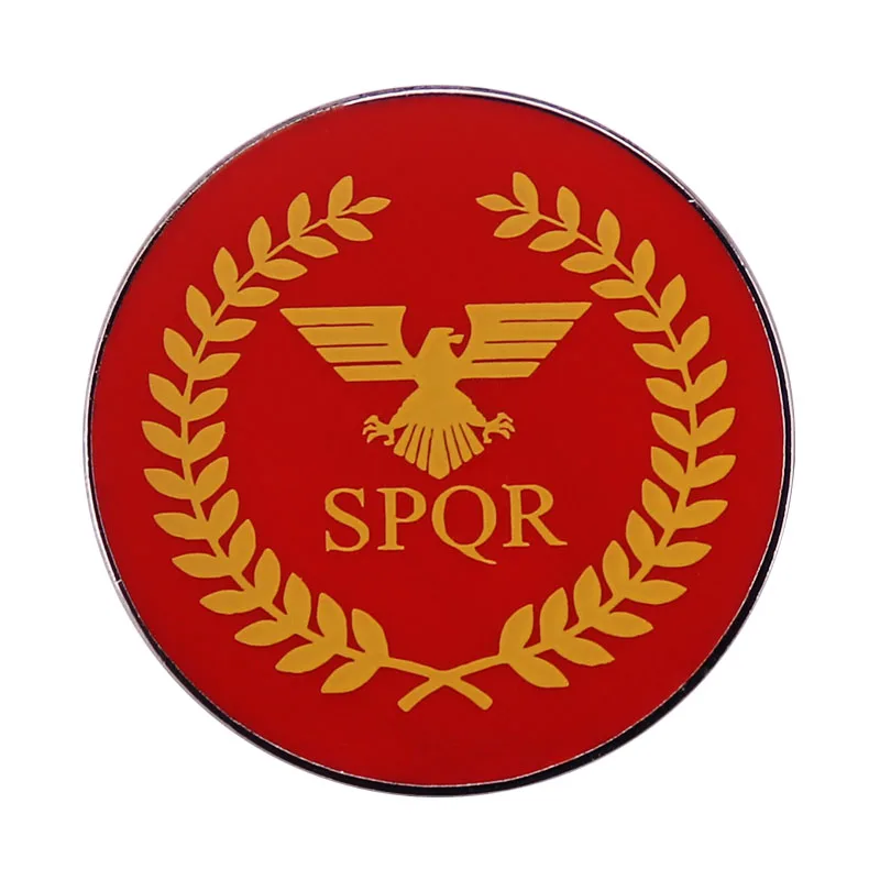 Красная булавка Westair в римском стиле SPQR военный Орел древние римские булавки