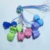 10pcs dental multicolor milk tooth storage case baby tooth box childrens the gift from tooth fairy