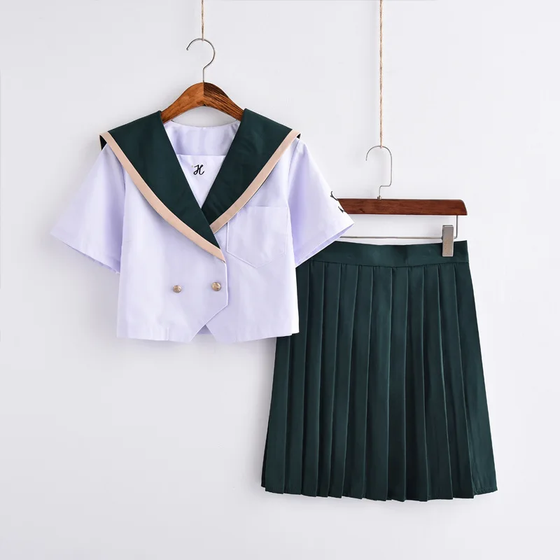 

Women's clothing Japanese uniform Sailor suit College style Maiden JK skirt Suit Street shot Female student cosplay Performance