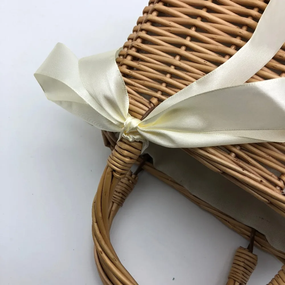 Сумка из ротанга в японском стиле соломенная сумка для женщин летняя женская