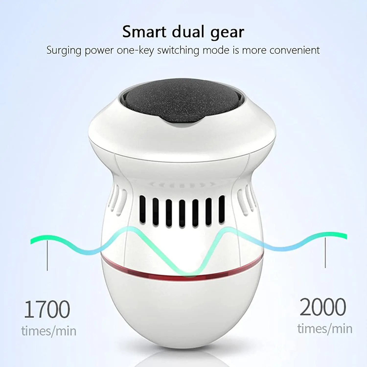 Electric Foot Grinder Vacuum Callus Remover Pedicure Tools Rechargeable Files Clean for Hard Cracked Skin | Красота и здоровье