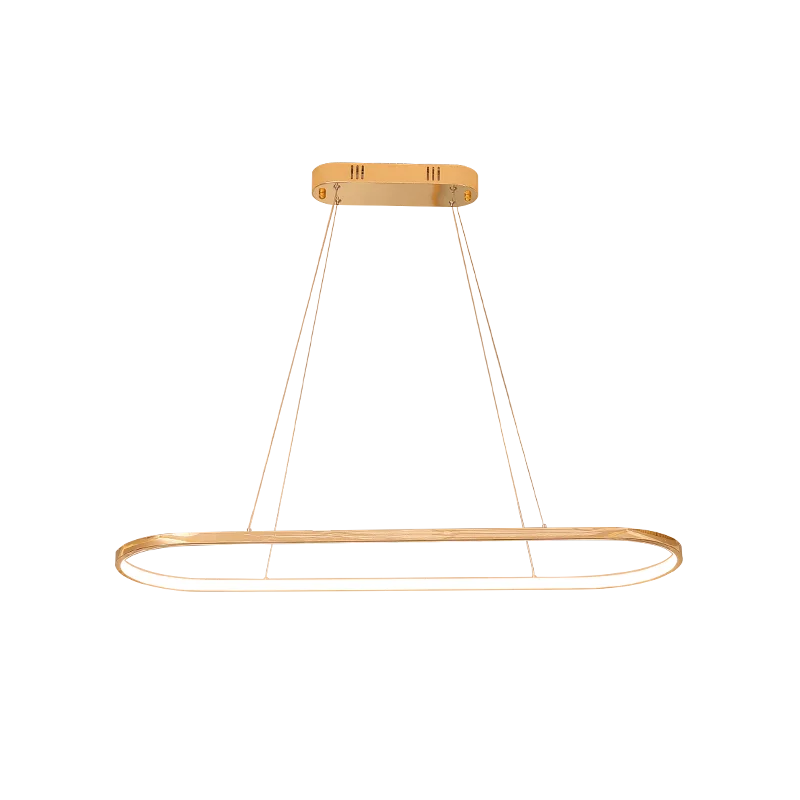 

New Modern Led Chandelier For Dining Room Bar Kitchen Room Oval Shape Chandelier Lighting Chrome plating Fixtures lamparas colga