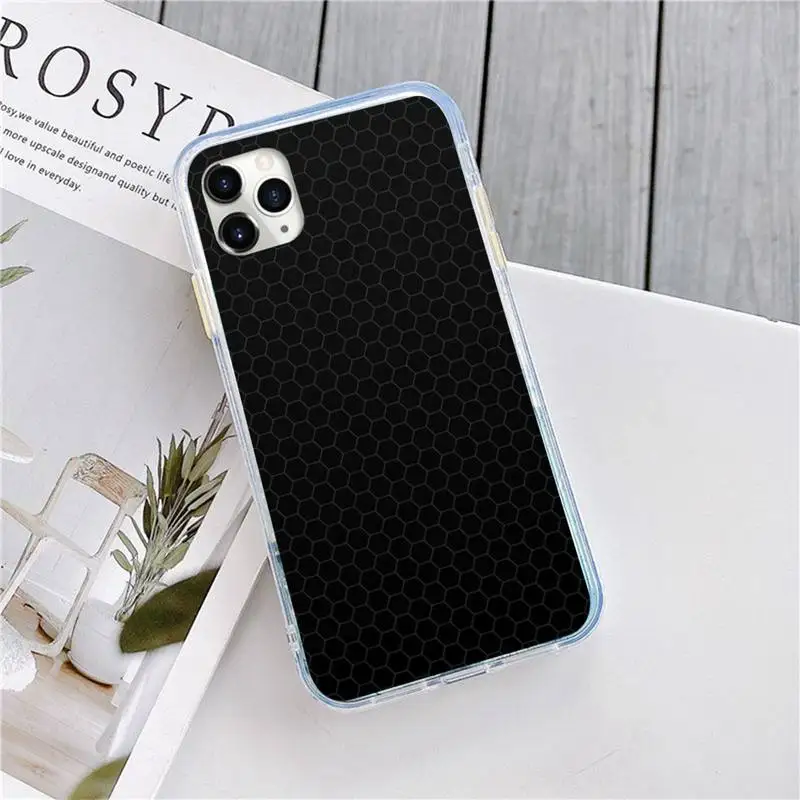 

Black grid gentleman pattern Phone Case for iPhone 11 12 pro XS MAX 8 7 6 6S Plus X 5S SE 2020 XR mini luxury design coque