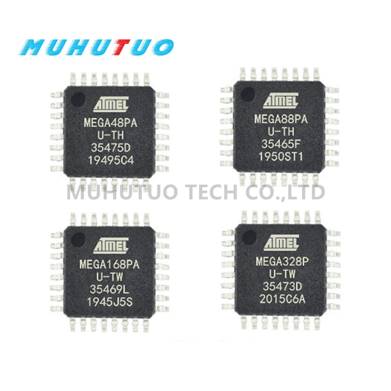 

5PCS Brand new ATMEGA328P-AU ATMEGA8A-AU ATMEGA8L-8AU ATMEGA8-16AU ATMEGA48PA-AU ATMEGA88PA-AU ATMEGA168PA-AU QFP-32