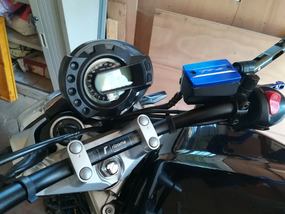 Универсальный для RIZOMA moto rcycle руль мотобайка из алюминиевого сплава пескоструйная технология готовая 72 см 22 мм guidon de moto