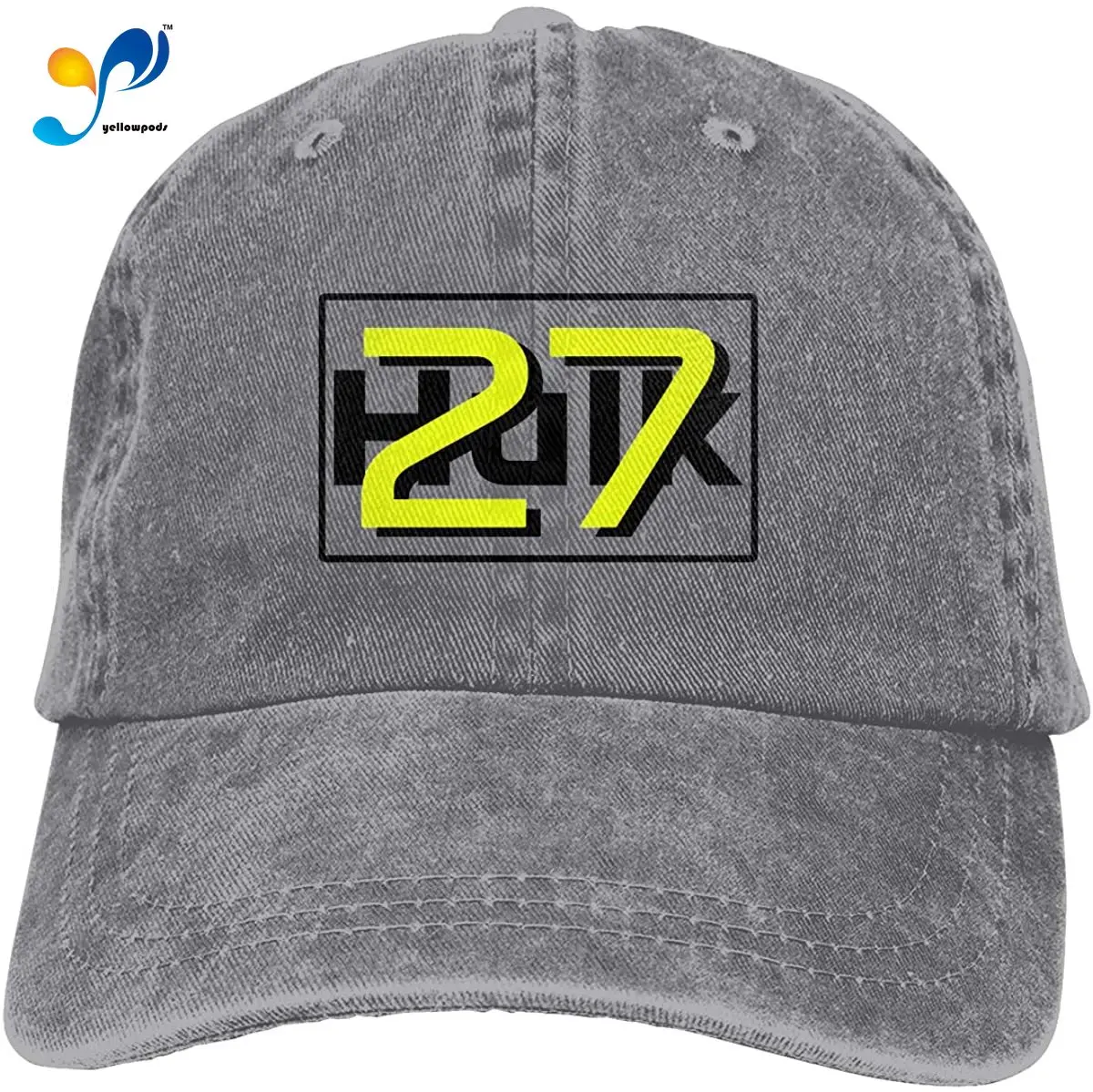 

Спортивная джинсовая кепка AiFuShi Nico Hlkenberg 27, регулируемые бейсболки унисекс, простая бейсбольная ковбойская кепка черного цвета