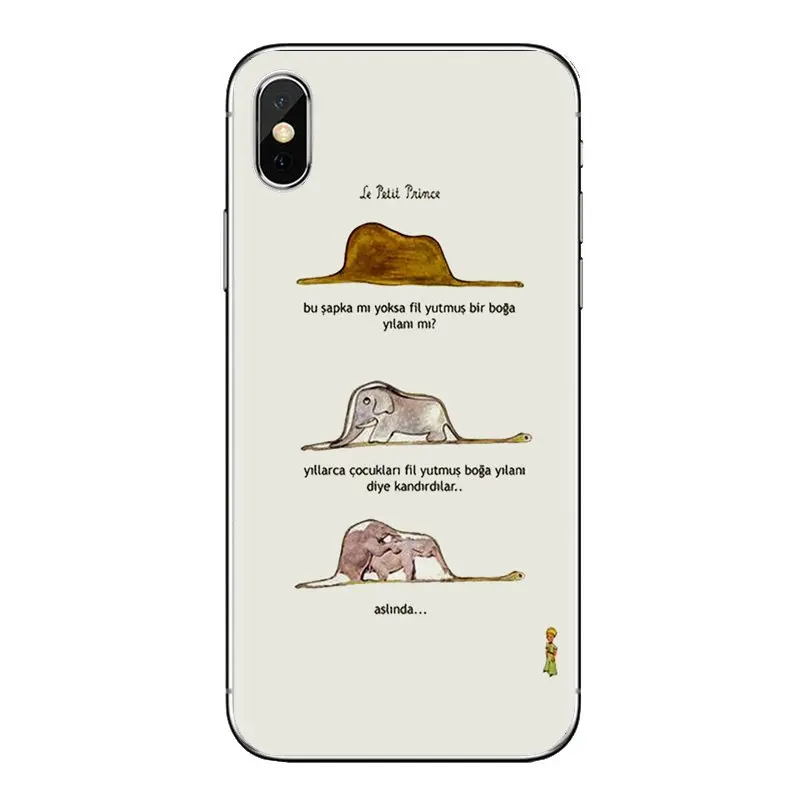 Маленький принц шляпа или боа для iPhone XS Max XR X 4 4s 5 5S 5C SE 6 6S 7 8 Plus samsung Galaxy J1 J3 J5 J7 A3 A5
