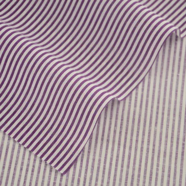 Хлопковая ткань шитье в розово белую полоску Печатный Текстиль для кукол поделок