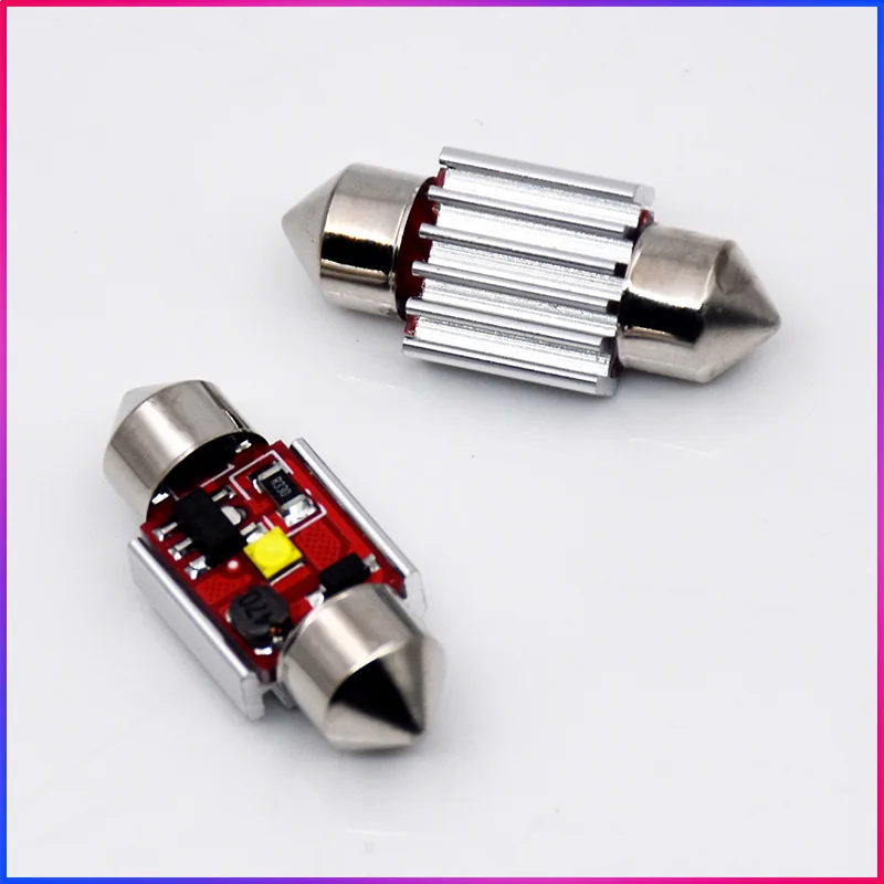 ShinMan 4 шт. гирлянда 31 мм 36 39 41 светодиодный ные лампы C5W C10W сверхъярсветодиодный