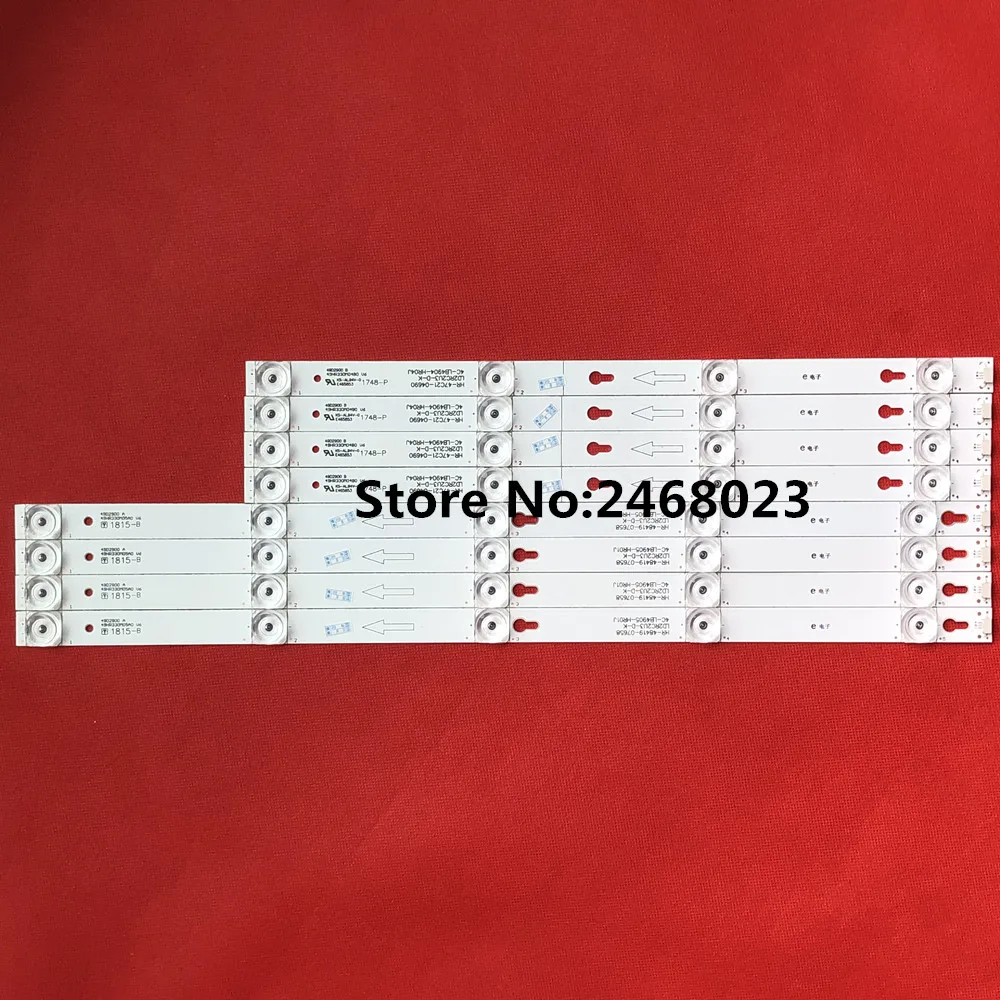 Оригинальная осветительная панель TCL D49A620U 49A660U L49P2-UD Light Bar 49HR330M05A/B0 V6 4C-LB4904-HR04J