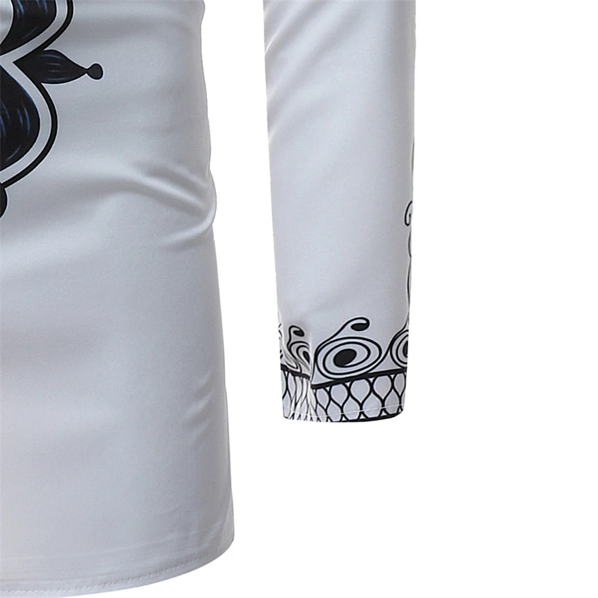 

New African Clothes for Men Rich Print Bazin Long Sleeve 2020 Fashion Thin Loose Dashiki Dress Tops Man's Traditional Fashion