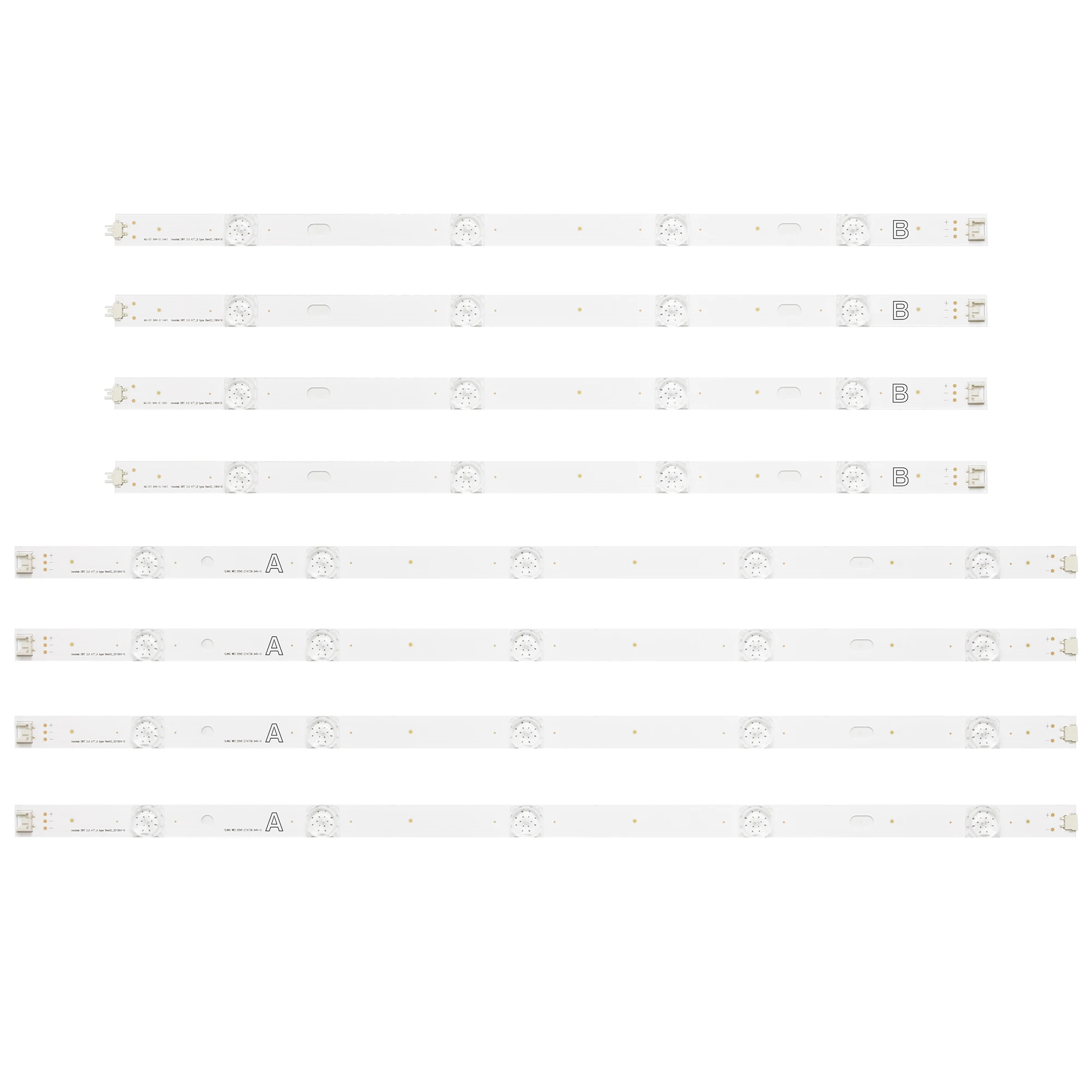 8 шт. светодиодный полосы 6916L-1715A 1716A 6916L-1948A 1949A для LG 47 дюймов ТВ LC470DUH LC470DUE 47LB5800 47LB5700 47LF5610