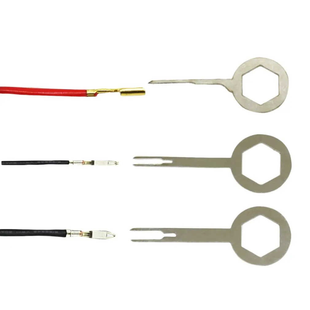 

Cimiva 3pcs Car Plug Circuit Board Wire Harness Terminal Extraction Pick Connector Crimp Pin Back Needle Remove Tool Set 0.43JC