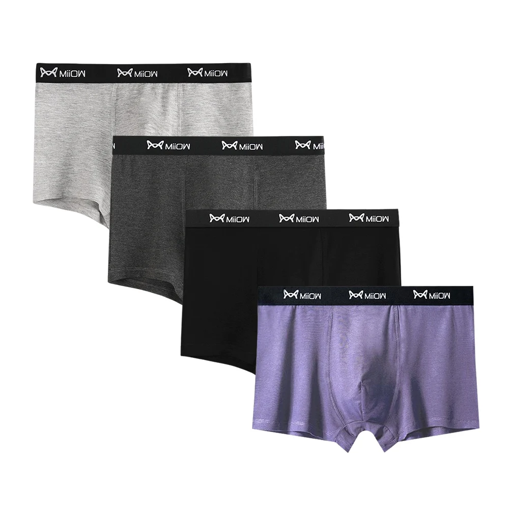 

Men's Panties Lingerie Underwear Modal Underwear Men Set Modal Pouch Boxer Men Brand Man Underpants Male Boxers 4PCS
