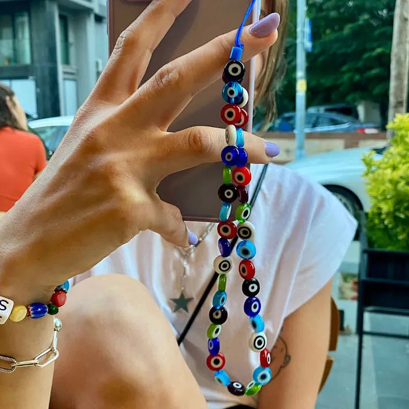 

Яркий акриловый ремешок с бисером для женщин и девушек