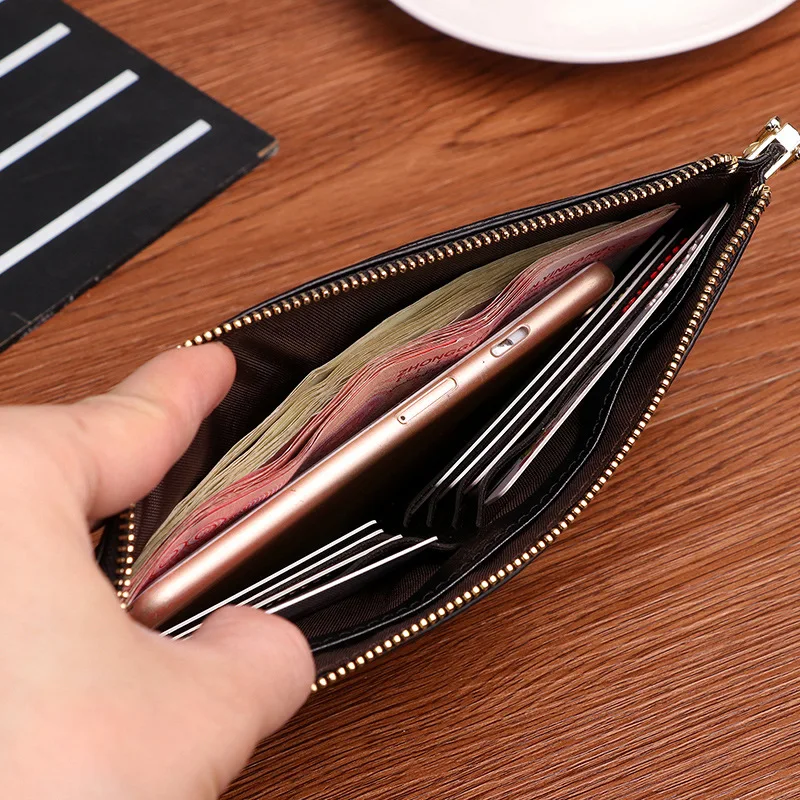 2019 новый кошелек длинный женский кожаный многофункциональный простой на молнии