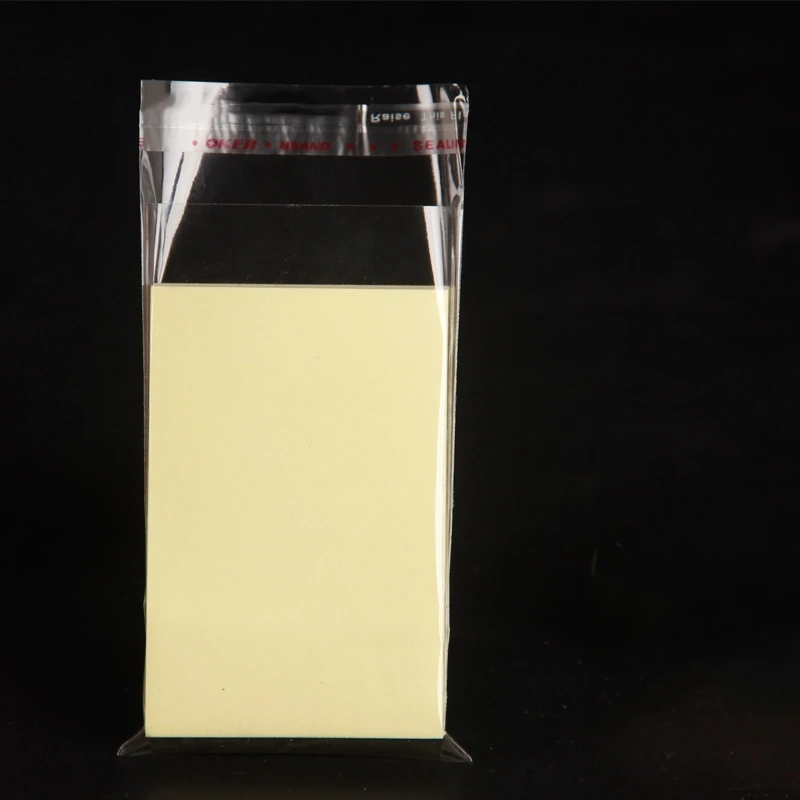 

500/1000pcs 9*18cm Clear Plastic Bags Transparent Self Adhesive Opp Accessories Christmas Decoration Food Candy Cookie Gift Bag