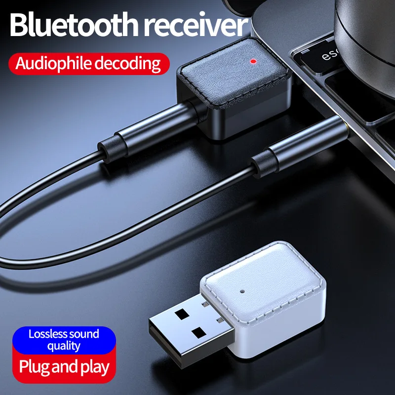2 в 1 USB Bluetooth 5 0 передатчик приемник мини портативный 3 мм разъем AUX стерео