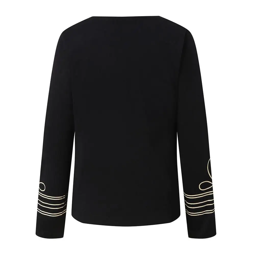 Черная Женская куртка женская модная в стиле ретро стимпанк готика военная топ