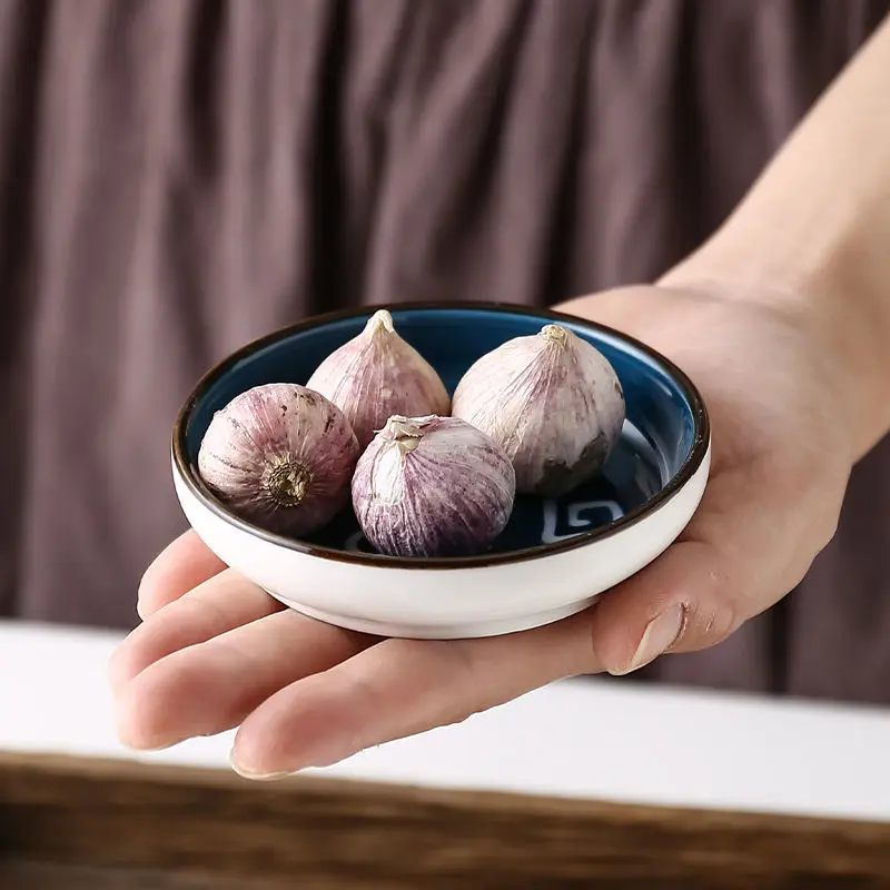 

5 PcsJapanese Hand-painted Ceramic Seasoning Dish Household Soy Sauce Vinegar Dish Sauce Dish Creative Retro Snack Dipping Dish