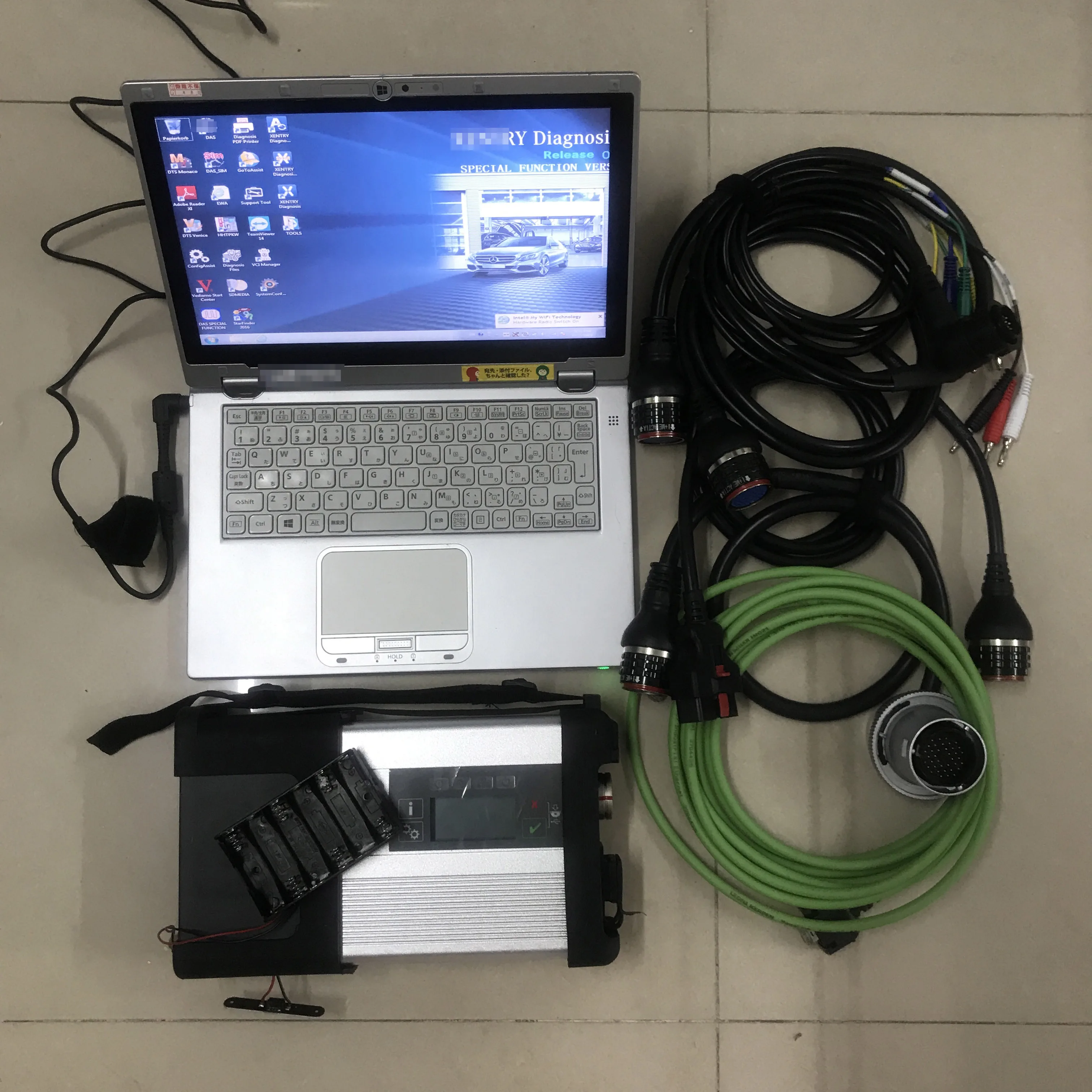 Mb star c5 Диагностировать Сканер с ноутбуком CF AX2 i5 8G 480G SSD программного обеспечения
