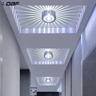 DBF современный алюминиевый потолочный светильник, 3 Вт, красный и синий цвета, новинка, потолочный светильник в виде подсолнуха для KTV-бара, потолочное украшение для нового года