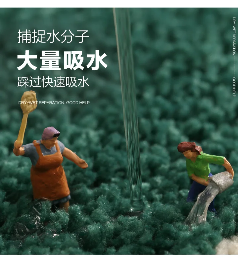 indoor bathroom rug non slip set absorbent dirt catcher rectangle floor mats feet soft microfiber home carpet anti skid bath mat free global shipping