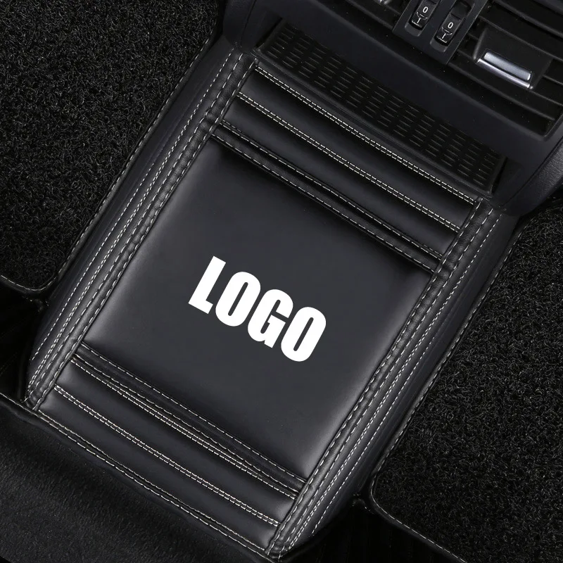 Custom Leather Car Floor Mats for Ford GALAXY Kuga II ESCAPE Van mustang CONVERTIBLE Coupe Ranger Crew Cab Territory Trunk Mat images - 6