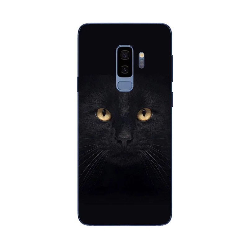 Милый чехол с рисунком животного кота для Samsung Galaxy S9 Plus S9Plus S 9 рельефный
