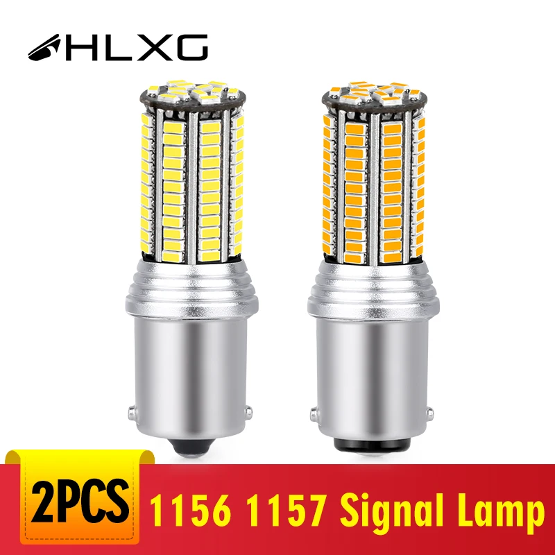 Светодиодный светильник hlxg для поворотных сигналов лампа заднего хода 108 SMD 1156