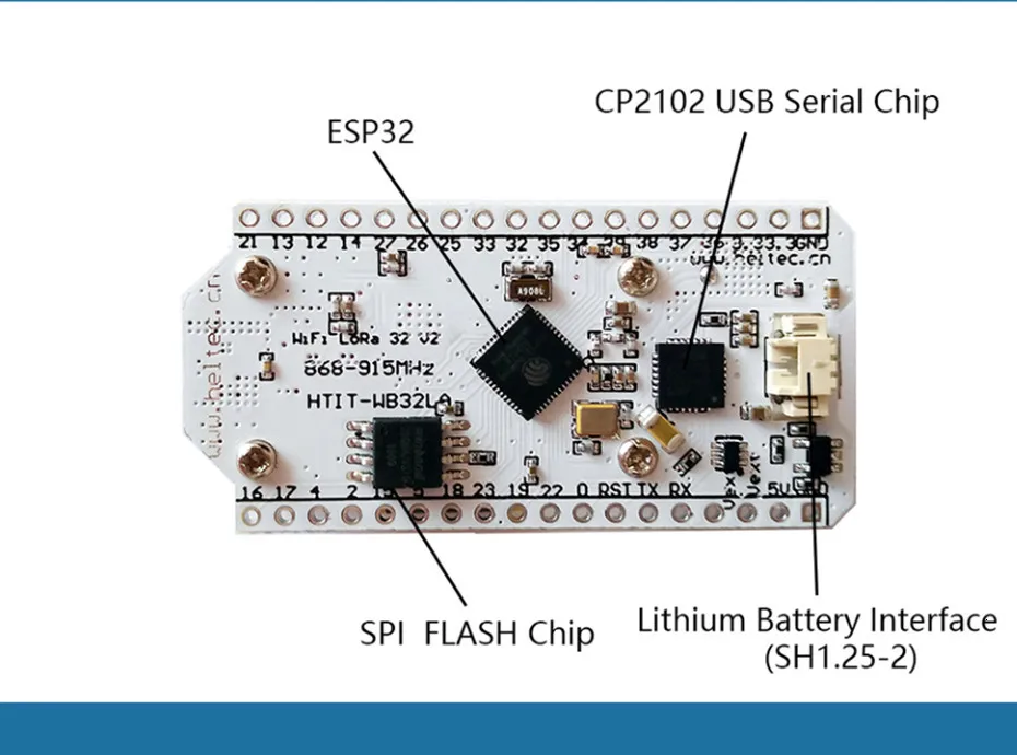Heltec IOT lora Node ESP32 WiFi Lora V2/ASR650x ASR6501 SX1262 Lora/STM32 L151CCU6 Lora 868 МГц-915 МГц для Arduino
