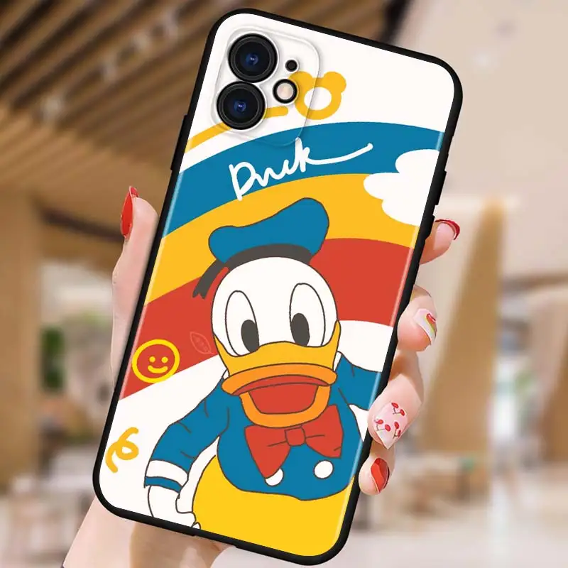 Чехол с рисунком Дональда Дака для Apple iPhone 12 Pro Max Mini 11 XS X XR 6S 6 7 8 Plus 5S SE2020 - купить по