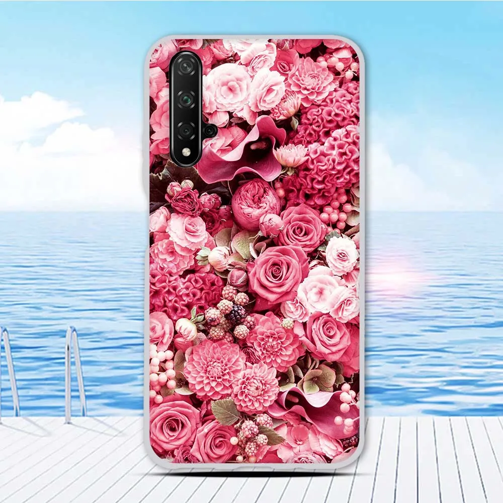 Чехол Funda 6,26 дюйма для huawei nova 5 T, силиконовый чехол для Honor 20, чехол с животным принтом, чехол для Honor 20 S, чехол для телефона, бампер
