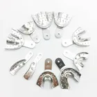 10 шт. стоматологический алюминиевый поднос с отверстиями для протезов