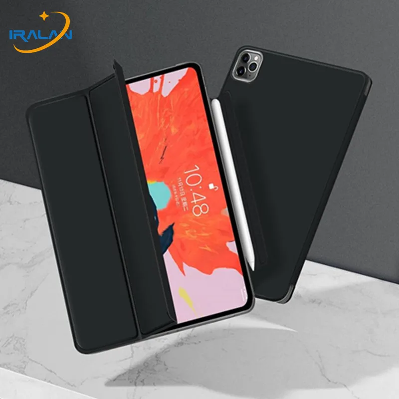 Чехол для iPad Pro 11 2020 с держателем-карандашом из искусственной кожи умный чехол 2-го