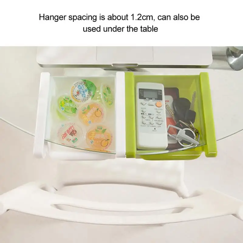 Adjustable Refrigerator Storage Box Kitchen Accessories Fridge Freezer Shelf Plastic Pull-out Drawer Organiser Space saver Rack |