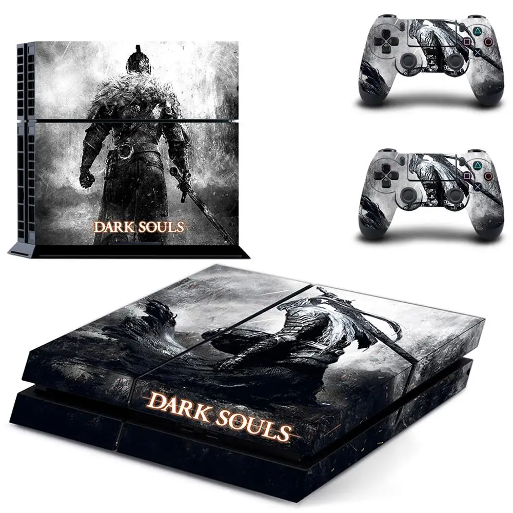 Наклейка на кожу PS4 Dark Souls Remake полное покрытие лицевая панель Виниловая наклейка