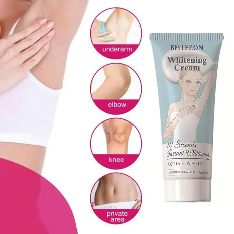 10 Seconds Instant Whitening Cream Underarm Armpit Private Knees Parts Legs Body Antiperspi K0L6 |