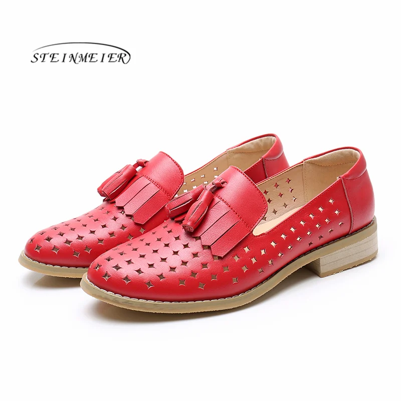 

Women flats cow leather lady shoes woman casual heels creepers handmade oxford spring summer shoes for women vintage shoes 2020