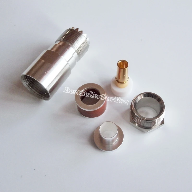 1 шт. UHF SO 239 Женский SO239 зажим для RG8 RG213 RG165 LMR400 кабель RF разъем|Соединители| |
